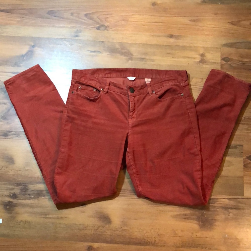 J.Crew City Fit Copper Cords Corduroys 32R